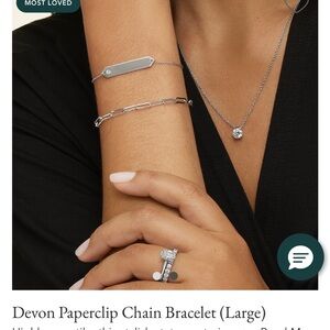 Brilliant Earth Devon Paperclip Bracelet